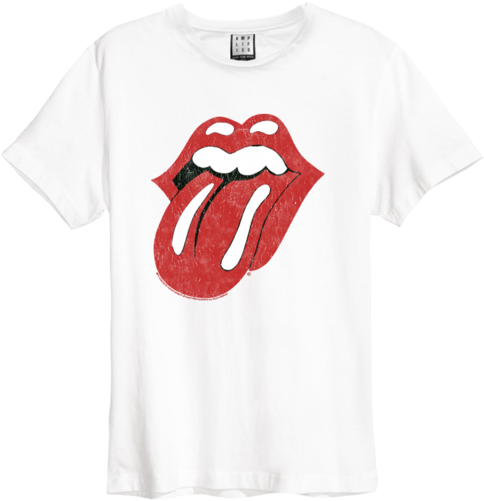 The Rolling Stones Tongue Era - Mens Uk Band The Rolling Stones Logo Tshirts Long Sleeve (570x719), Png Download
