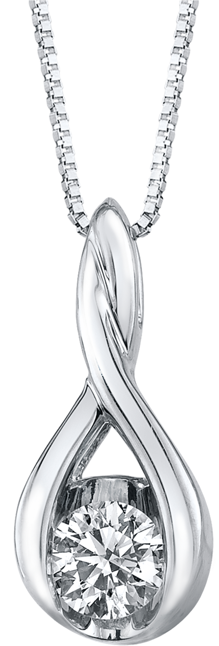 Picture Of Pdr-13384 - 14k Yellow Gold 1/12ct Sirena Diamond Drop Pendant (3000x2250), Png Download