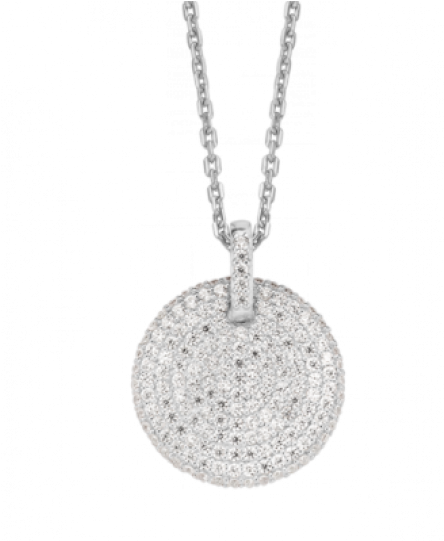 Grace, Necklace Silver With Stones - Silver (790x540), Png Download