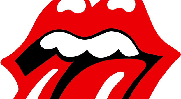 Rolling Stones Lips Red (650x341), Png Download