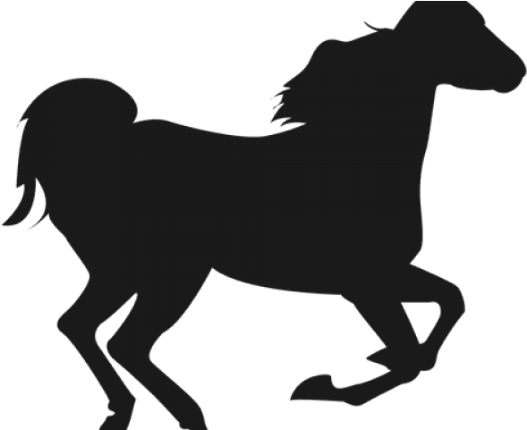 Horse Jumping Silhouette - Horse (640x480), Png Download