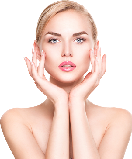 Face - Model - Clear Skin: A Guide To Oil Cleansing, Body Butter, (434x523), Png Download