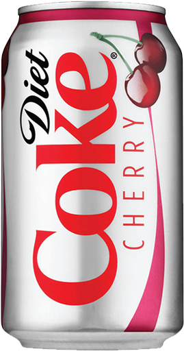 Diet Coke Can P - Diet Coke With Cherry (300x519), Png Download