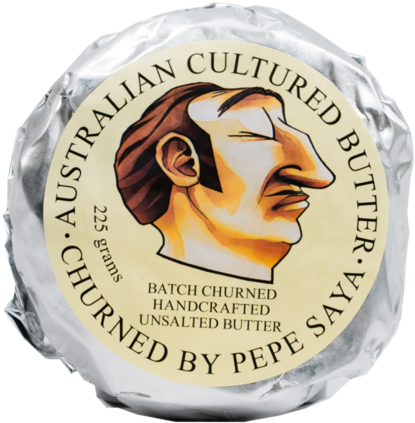 $0 - - Unsalted Cultured Butter 225g (628x1024), Png Download