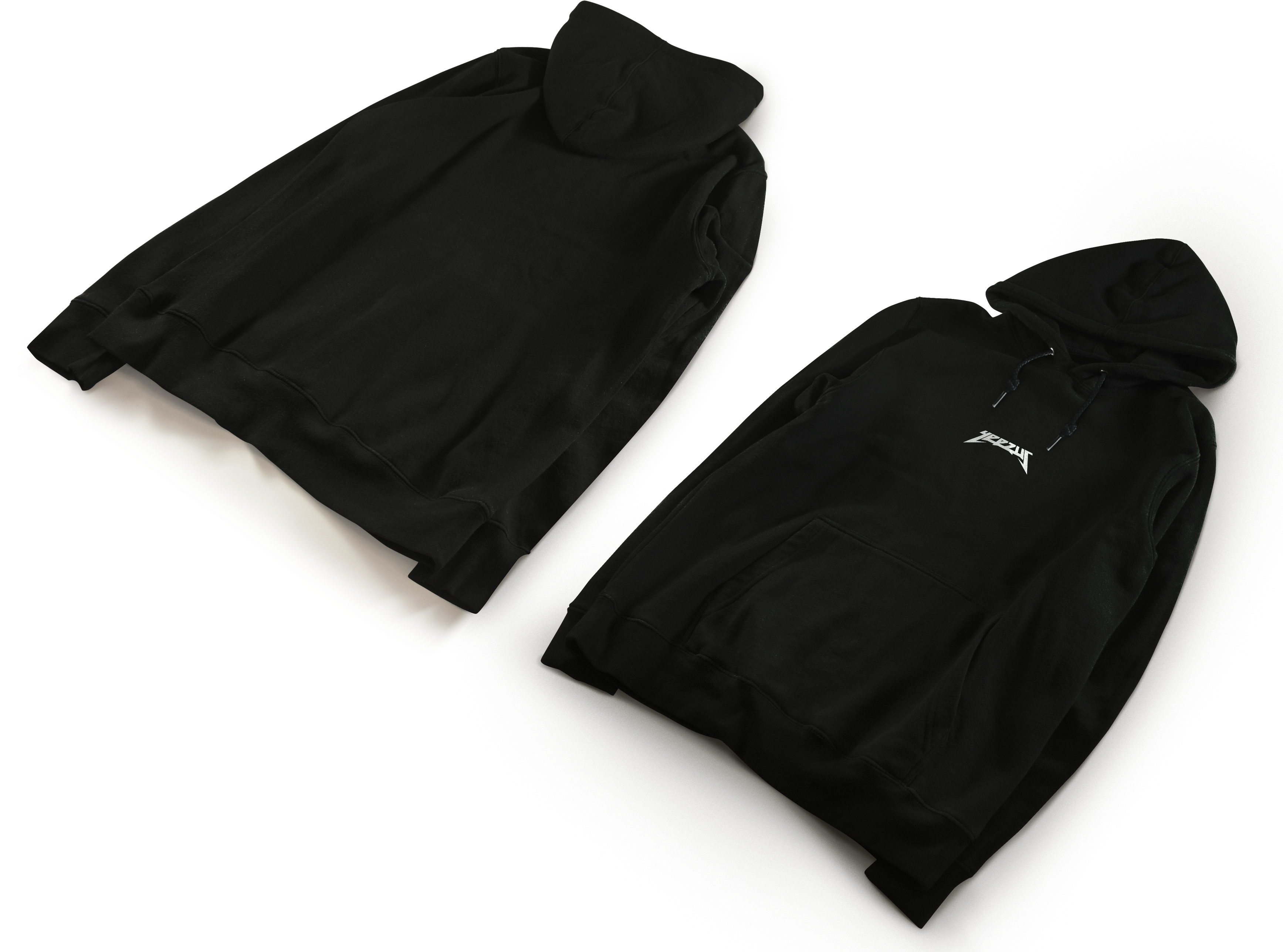 Yeezy Hoodie - Sweatshirt (3469x2674), Png Download