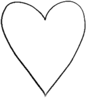 Black And White, Heart, And Transparent Image - Transparent Black And White Heart (500x448), Png Download