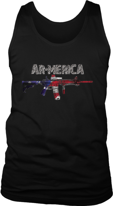 Ar-merica - Artix Ar-merica Usa Flag Ar-15 Gift For Gun Lover Friend (800x800), Png Download