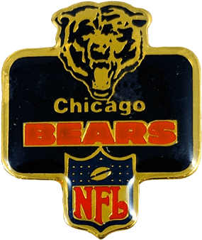 Vintage Chicago Bears Badge Pin, Vintage Pin, Peabe, - Chicago Bears Badge (800x800), Png Download