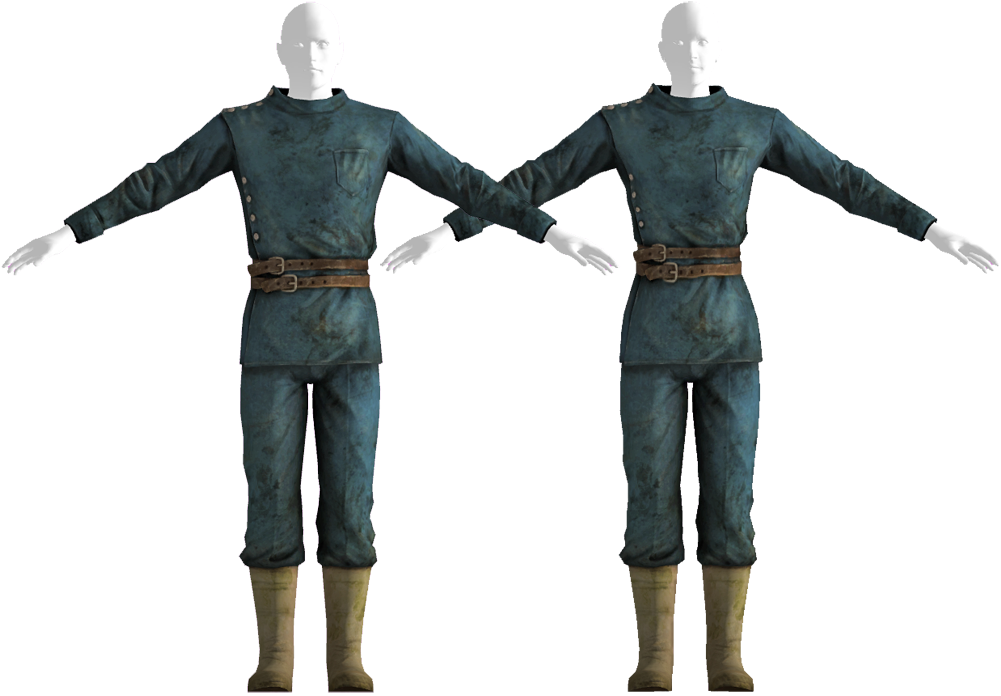 Scientist Scrubs - Fallout 4 Operator Armor (1000x715), Png Download
