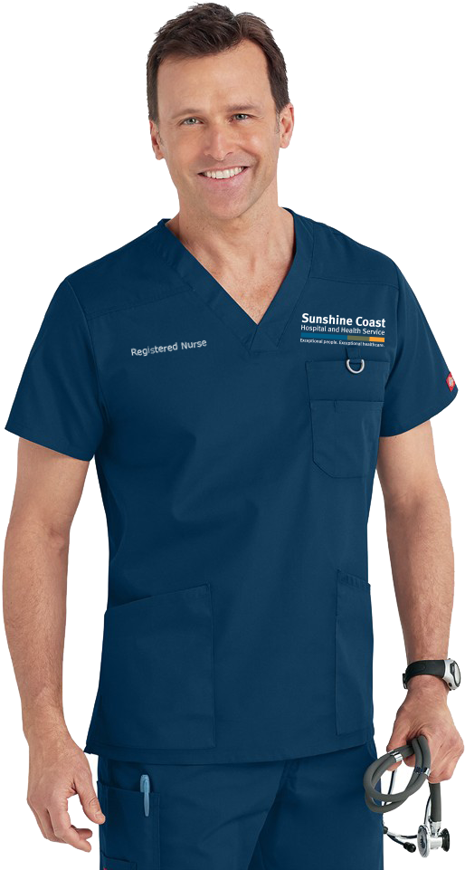 Mens Scrubs Dickies (674x976), Png Download