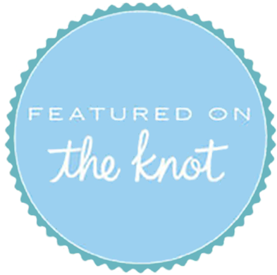Badge Featured On The Knot - 5 Star Rating The Knot (400x389), Png Download