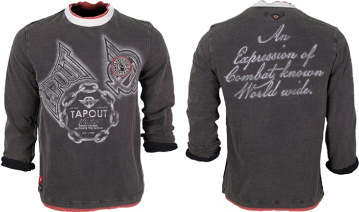 Tapout Vintage T-shirt Longsleeve - Long-sleeved T-shirt (1000x1000), Png Download