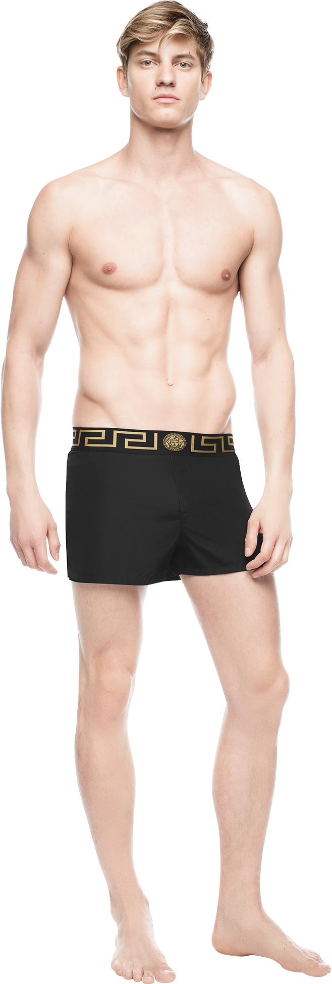Greek Key Border Swim Bottoms (1425x2000), Png Download