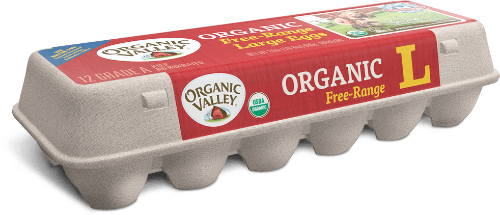 Large Eggs, One Dozen Large Eggs, One Dozen - Organic Valley (1070x642), Png Download
