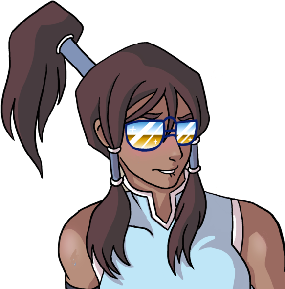 Comment Picture - Korra X Yue (600x620), Png Download