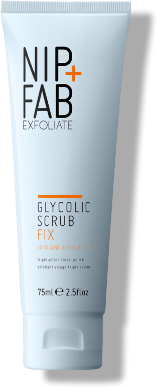 Glycolic Scrub Fix Nip Fab - Nip Fab Glycolic Fix Scrub 75ml (1000x1000), Png Download