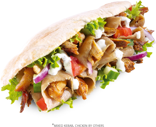 Http - //www - Doubleakebab - Co - Uk/wp Banner/mixedkebab - Doner Kebab Png (700x565), Png Download