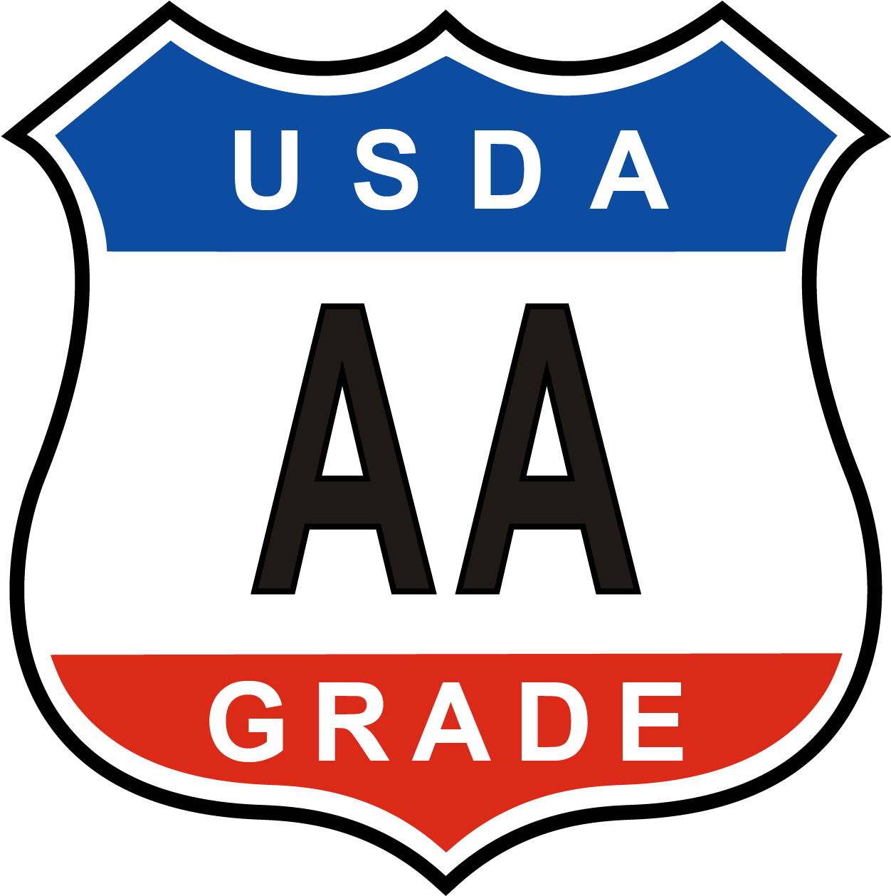 Usda Grade A Shield Usda Aa Gradeshield - Usda Grade A Egg (1307x1301), Png Download