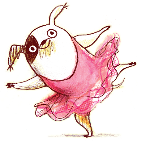 Absolutely Fantastic Show Featuring Dancing Fleas, - Dogs Dont Do Ballet (455x466), Png Download