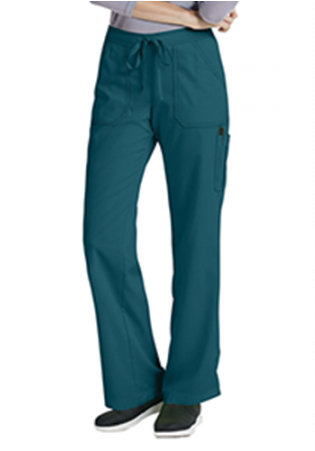 Grey's Anatomy Ladies' 4-pocket Elastic Pant - Scrubs (450x450), Png Download
