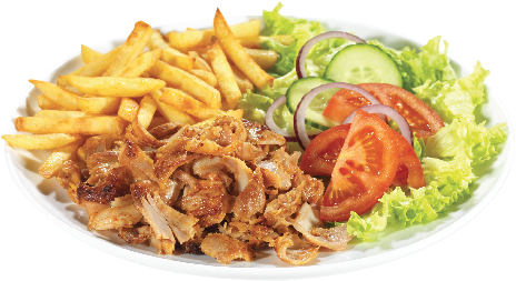 Assiette Kebab Png - Assiettes Kebab (500x340), Png Download