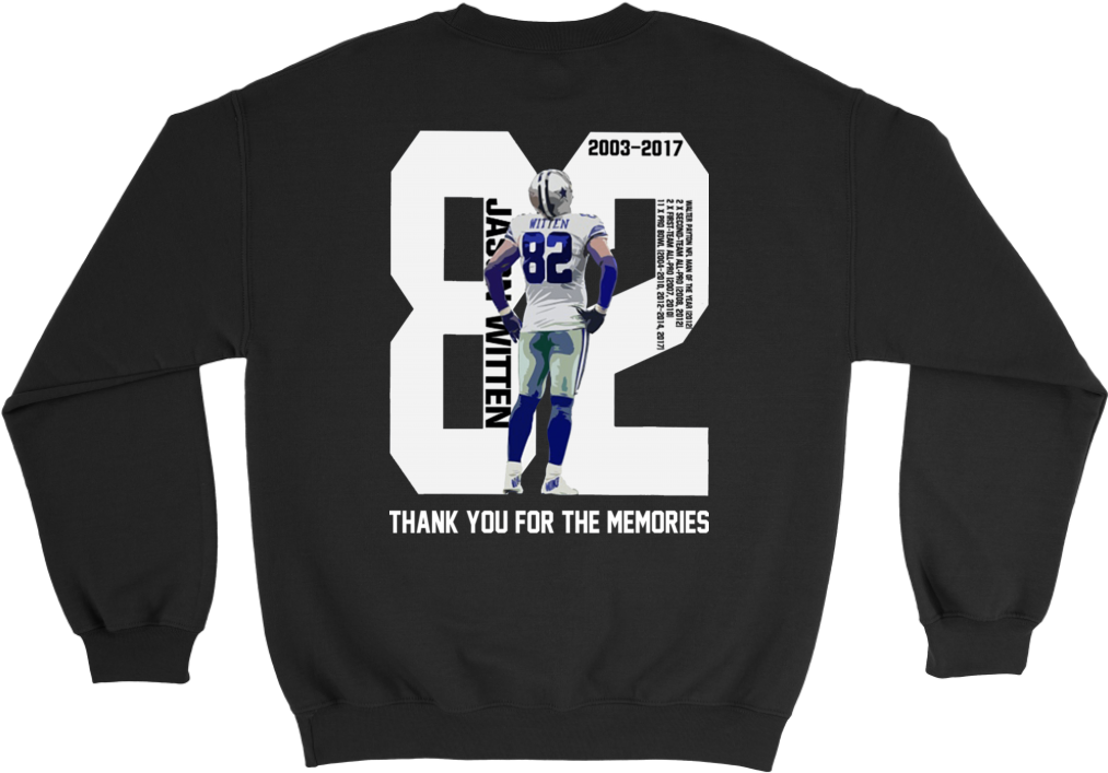 Jason Witten Thank You For The Memories Shirt - Thank You Jason Witten (1024x1024), Png Download