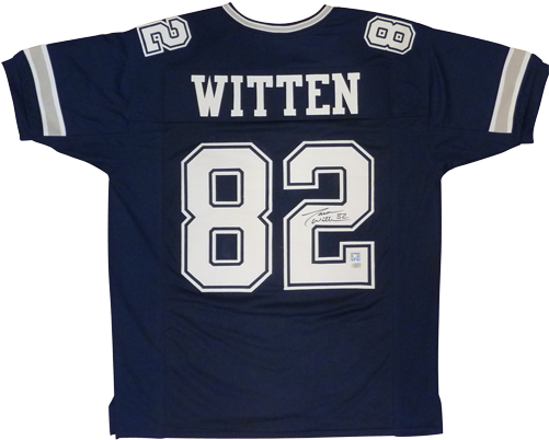 Jason Witten Autographed Dallas Cowboys - Signed Jason Witten Jersey - Jsa Witnessed Navy (500x500), Png Download
