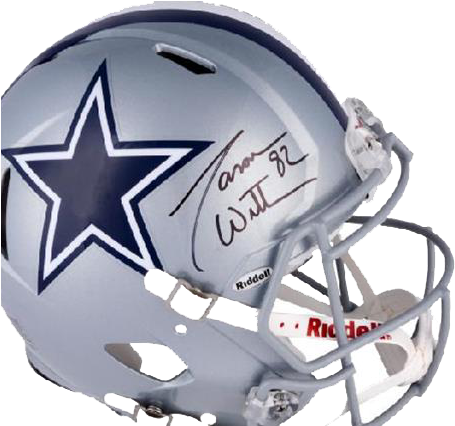 Jason Witten Dallas Cowboys Signed Helmet - Autographed Dallas Cowboys Jason Witten Fanatics Authentic (500x425), Png Download