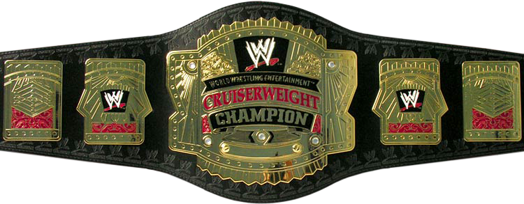 Wwecruiserweightbeltpic1 - Wwe Cruiserweight Championship Title Belt (750x293), Png Download