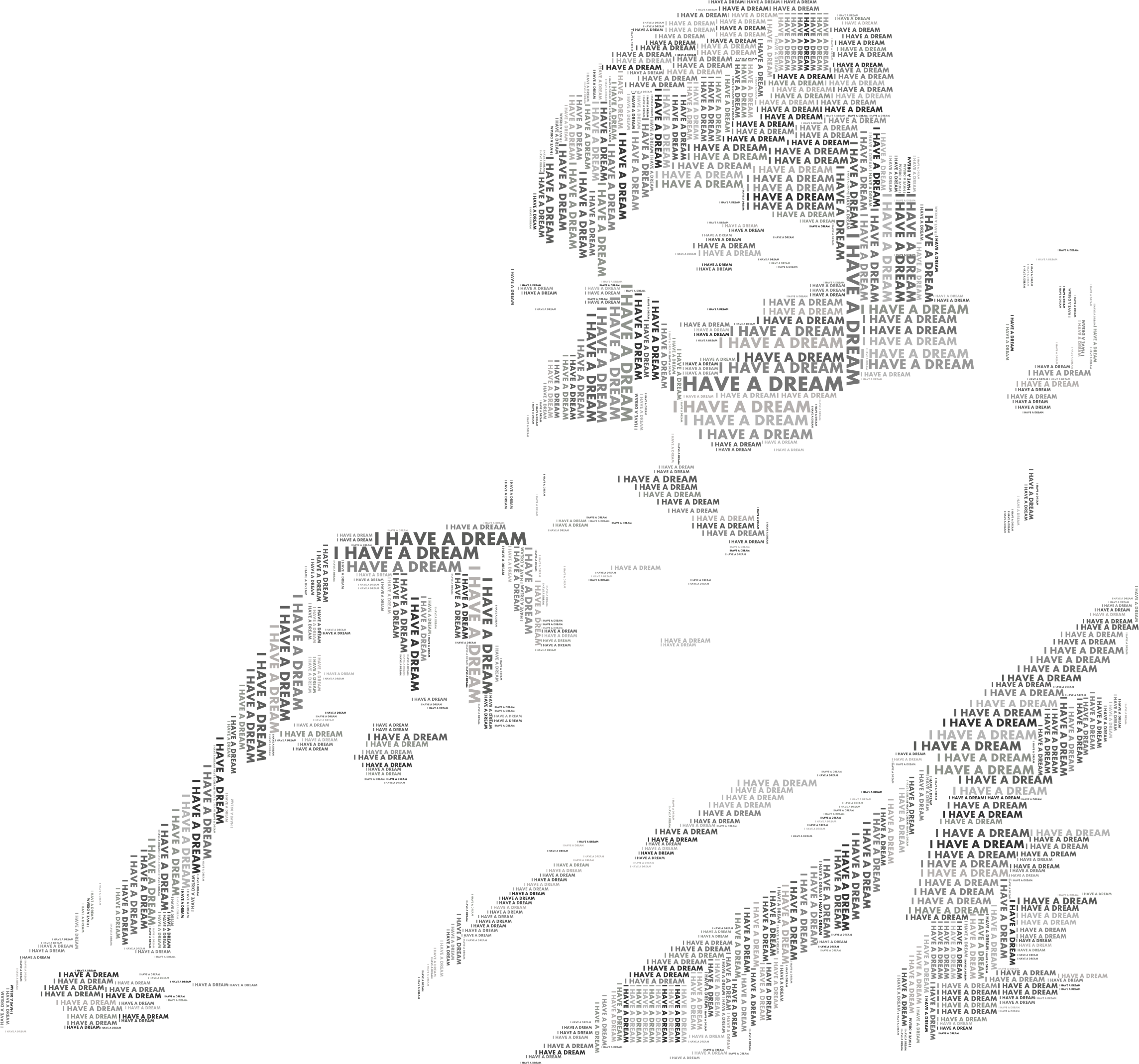 This Free Icons Png Design Of I Have A Dream Word Cloud (2288x2138), Png Download