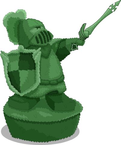 Knightly Shrubbery Sprite 002 - Shrubbery (402x480), Png Download
