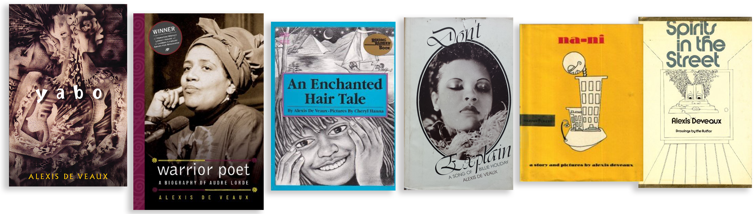 Alexis De Veaux Is The Author Of Two Award-winning - Yabo By Alexis De Veaux 9780989940504 (paperback) (2619x745), Png Download