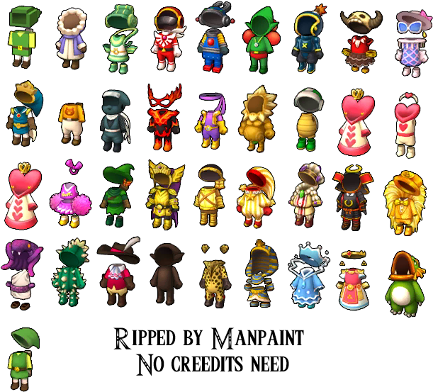 Outfits - Triforce Heroes Costumes (635x600), Png Download