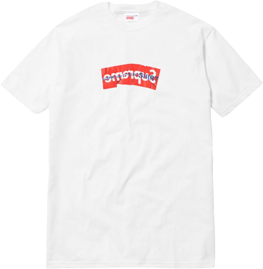 Supreme X Comme Des Garçons Box Logo Shirt - Supreme X Comme Des Garcons Cdg Box Logo Bogo Hoodie (995x1019), Png Download
