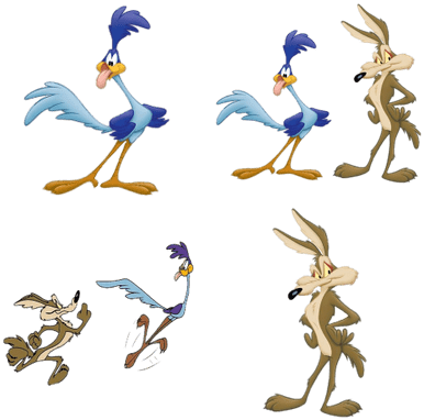 Roadrunner Cartoon (400x400), Png Download