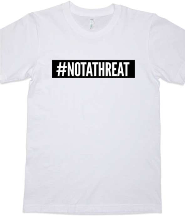 #notathreat Supreme T-shirt #notathreat Movement - T-shirt (590x810), Png Download