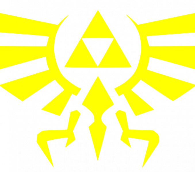 Legend - Crest Of Hyrule (678x600), Png Download