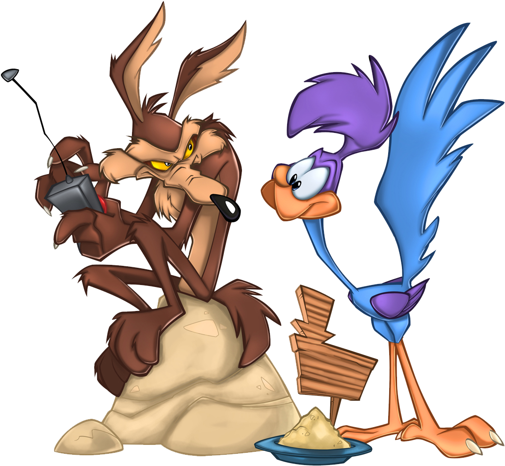 Download Coyote Y Correcaminos Dibujos Del Correcaminos Y El Coyote Png Image With No Background Pngkey Com
