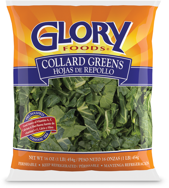 Fresh Collard Greens - Glory Collard Greens In A Bag (600x700), Png Download