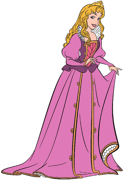 Aurora19 436×632 Pixels - Cartoon Aurora Purple Dress (436x632), Png Download