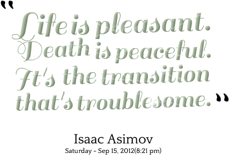 Death Is Peaceful Quotes - Death Is Only The Beginning (500x362), Png Download
