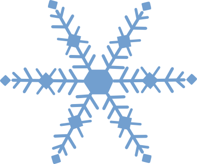 Box Of Vintage Stuff Snowflakes 8 Free Vintage Vectorized - Green And Red Snowflakes (398x331), Png Download