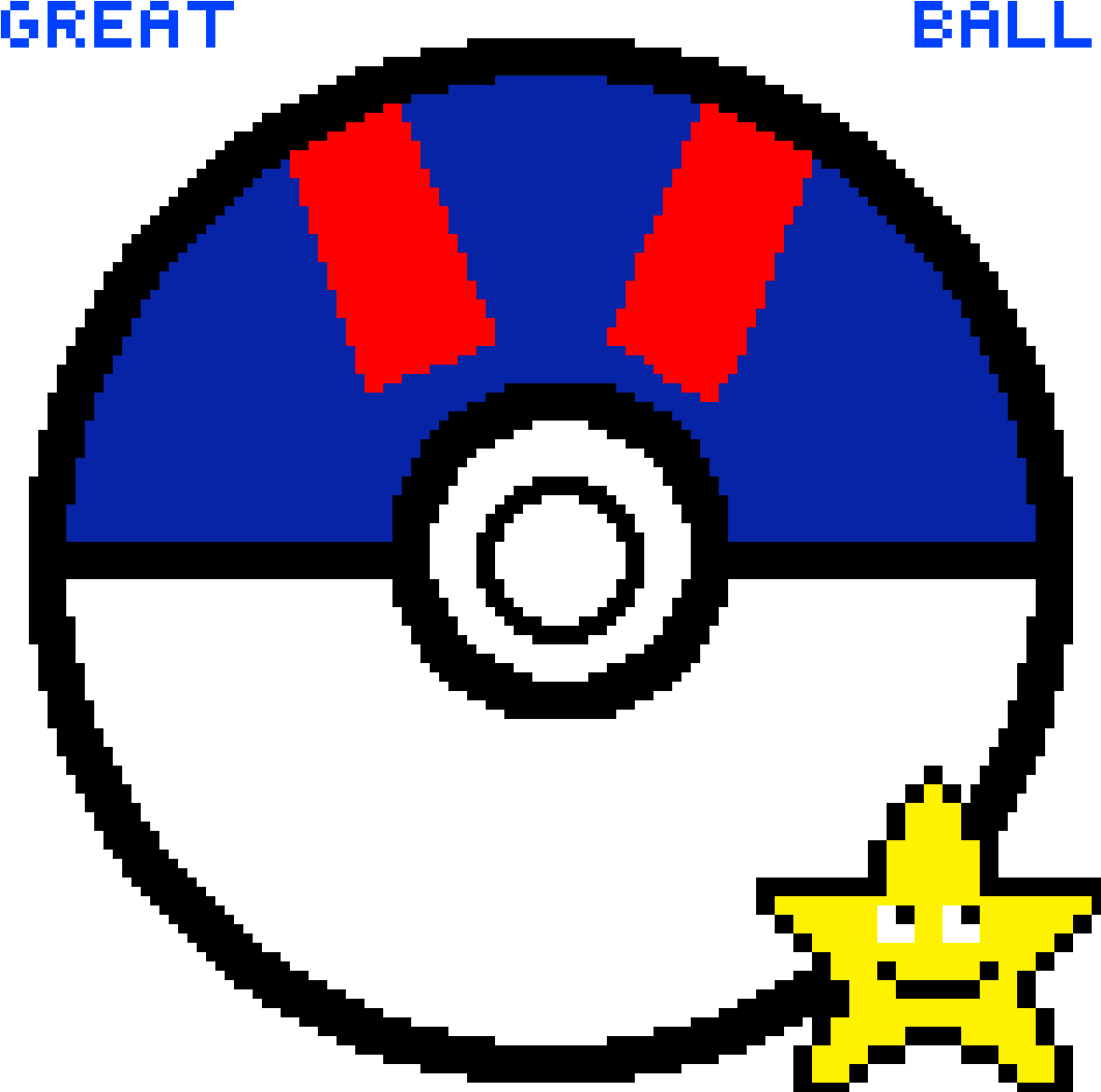 Star Pokeball - Batman Punto De Cruz (1200x1200), Png Download