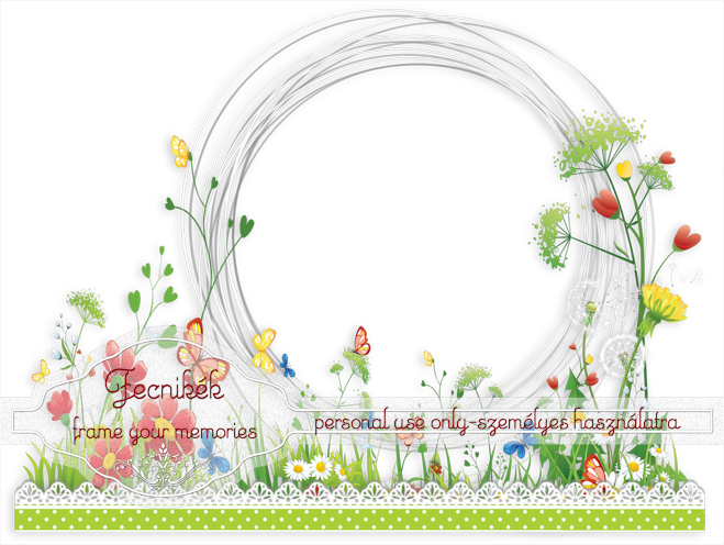Spring Border Png Fecnikék - Scrapbook Cluster Frames Png (400x301), Png Download
