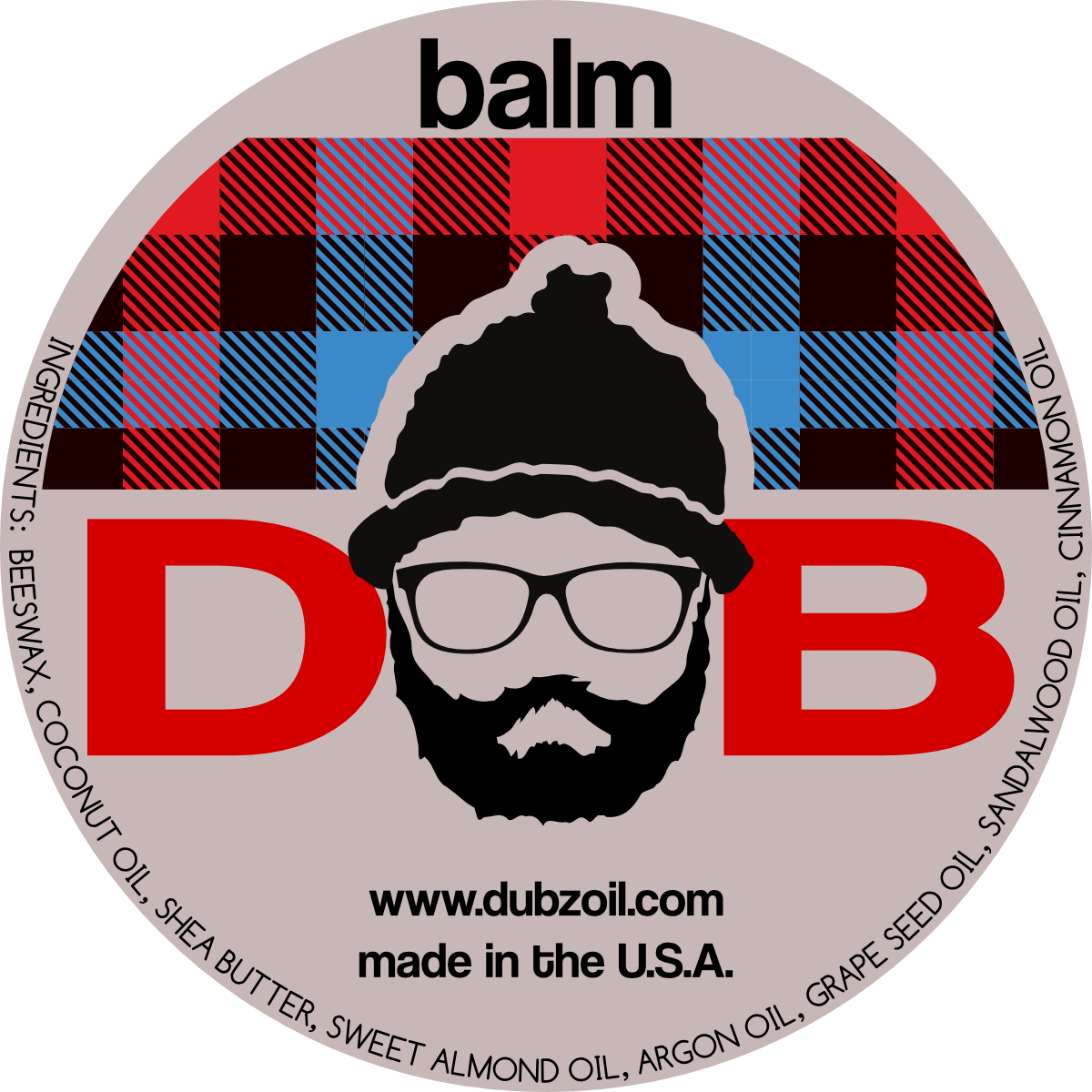 Dub Beard Balm, Flannel - Circle (1200x1200), Png Download