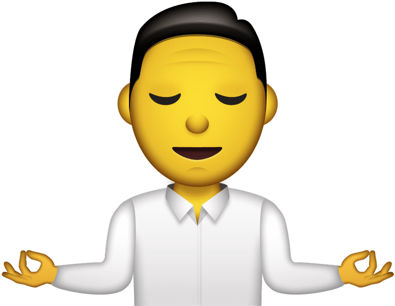 A Be More In Tune With Yourself Emoji - Information (800x616), Png Download