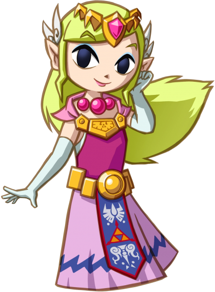 The Alternate Costume Topic - Loz Wind Waker Zelda (443x600), Png Download