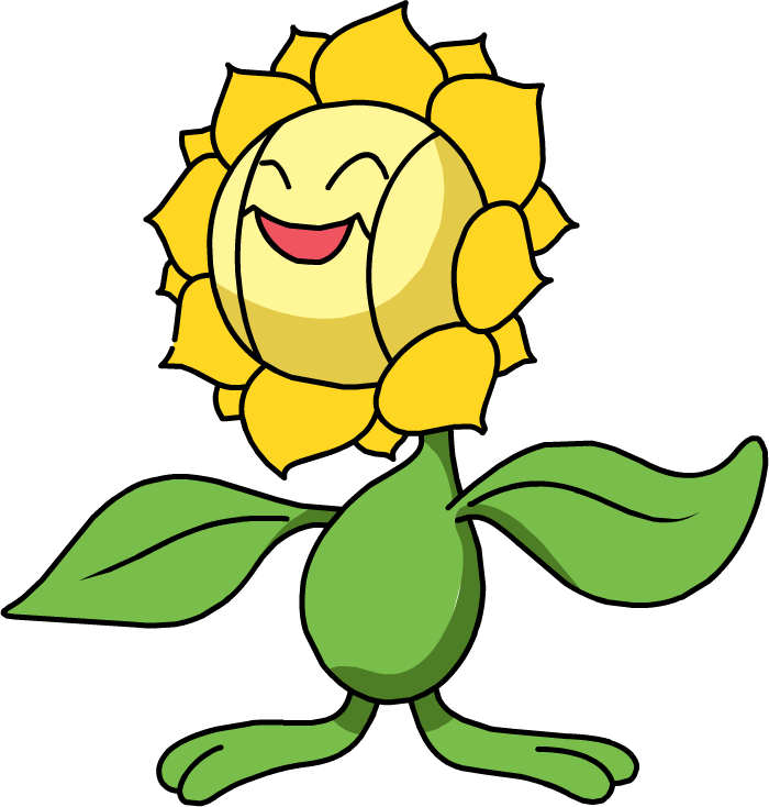 192sunflora Os Anime - Pokemon (700x734), Png Download