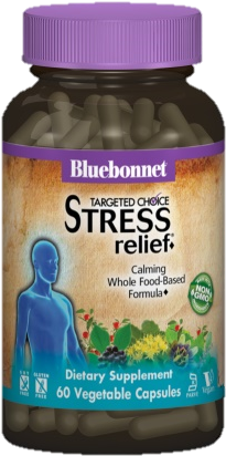 Comments - Bluebonnet Nutrition Targeted Choice Stress Relief (252x481), Png Download