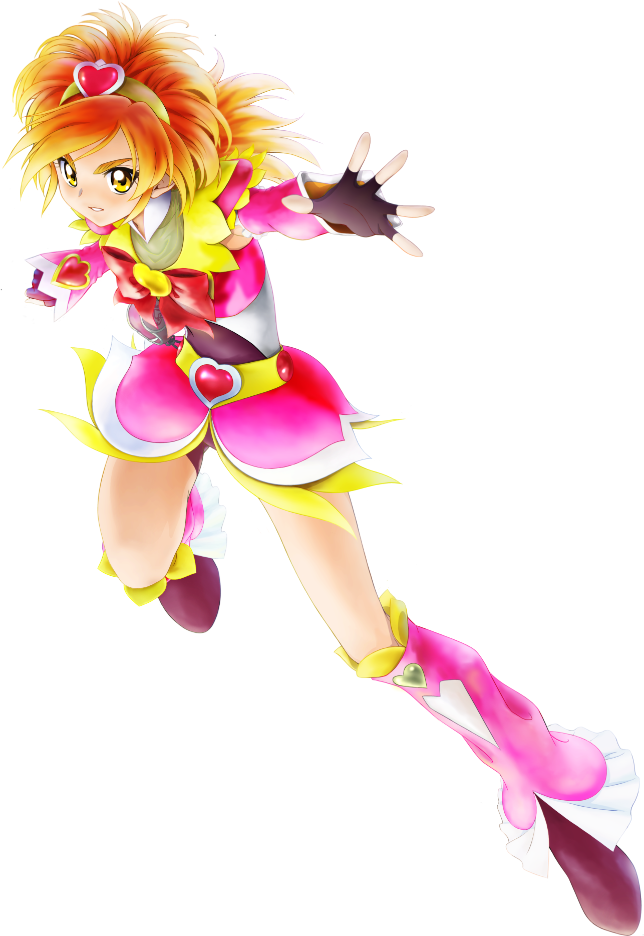 Anime, Pixiv Id 588432, Futari Wa Precure Splash Star, - Saki Hyuuga (1703x2160), Png Download